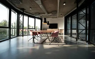 Modern office meeting room