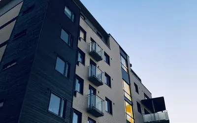 Apartment building exterior